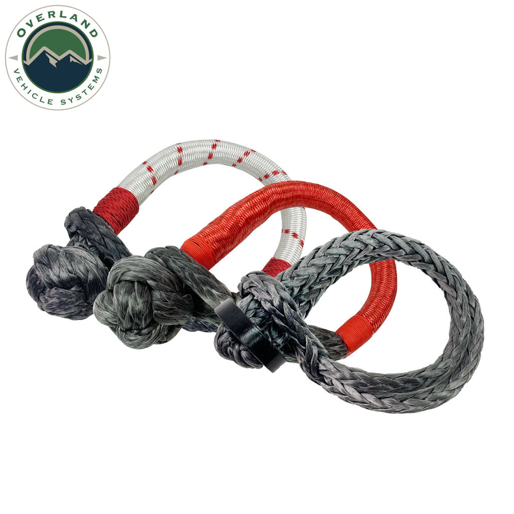 OVERLAND VEHICLE SYSTEMS | Soft Shackle 5/8" 44,500 lb. With Collar - 22" & Storage Bag (19159919)