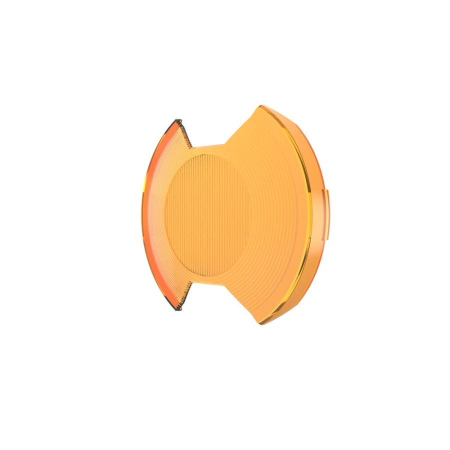 KC HILITES | SlimLite 6" Light Shield - Spread Beam - Amber (5122)