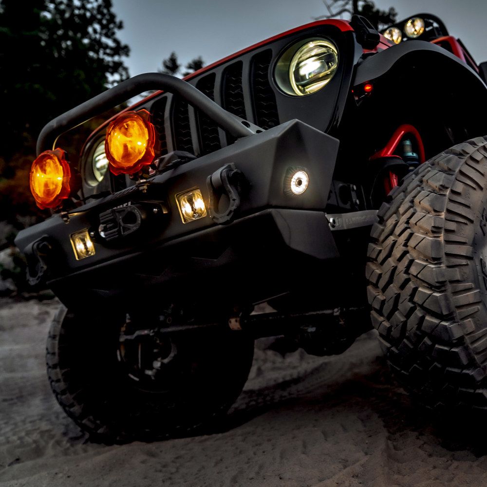 KC HILITES | Cyclone V2 LED 6-Light Rock Light Kit (91040)