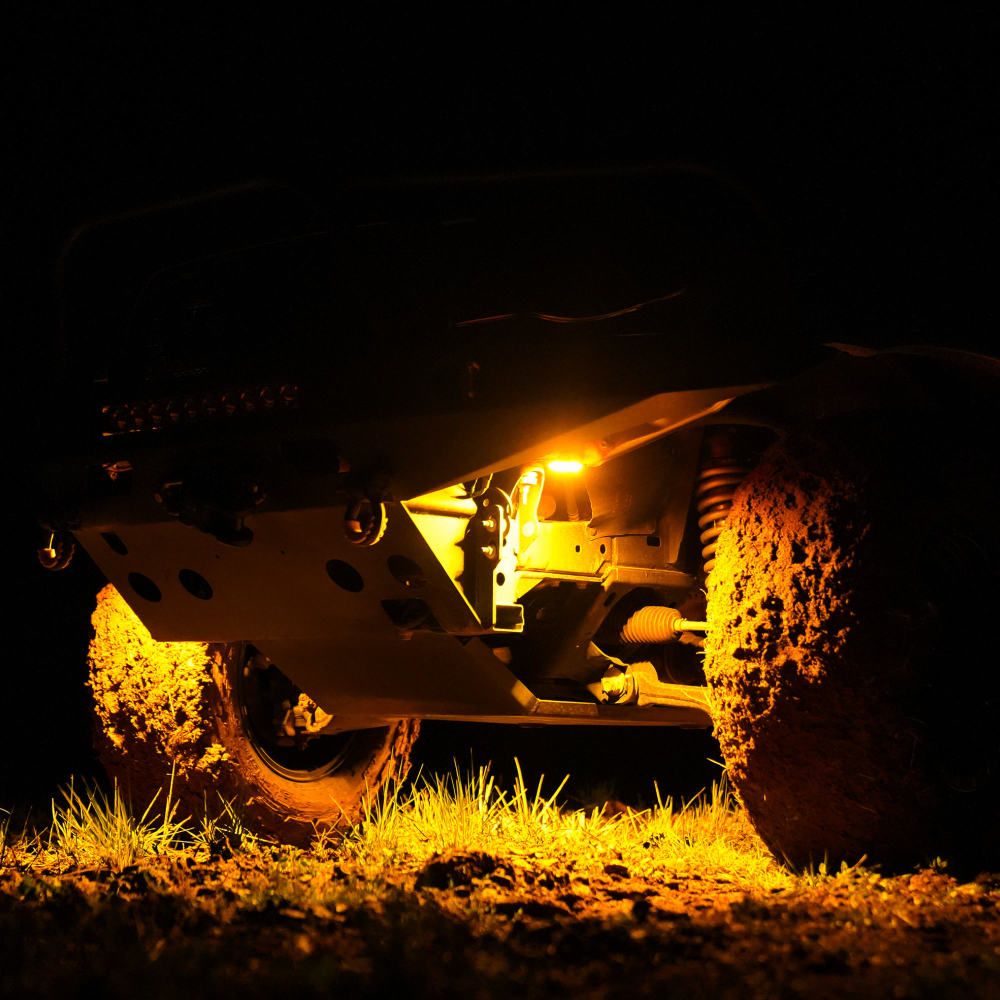 KC HILITES | Cyclone V2 LED 6-Light Rock Light Kit (91040)