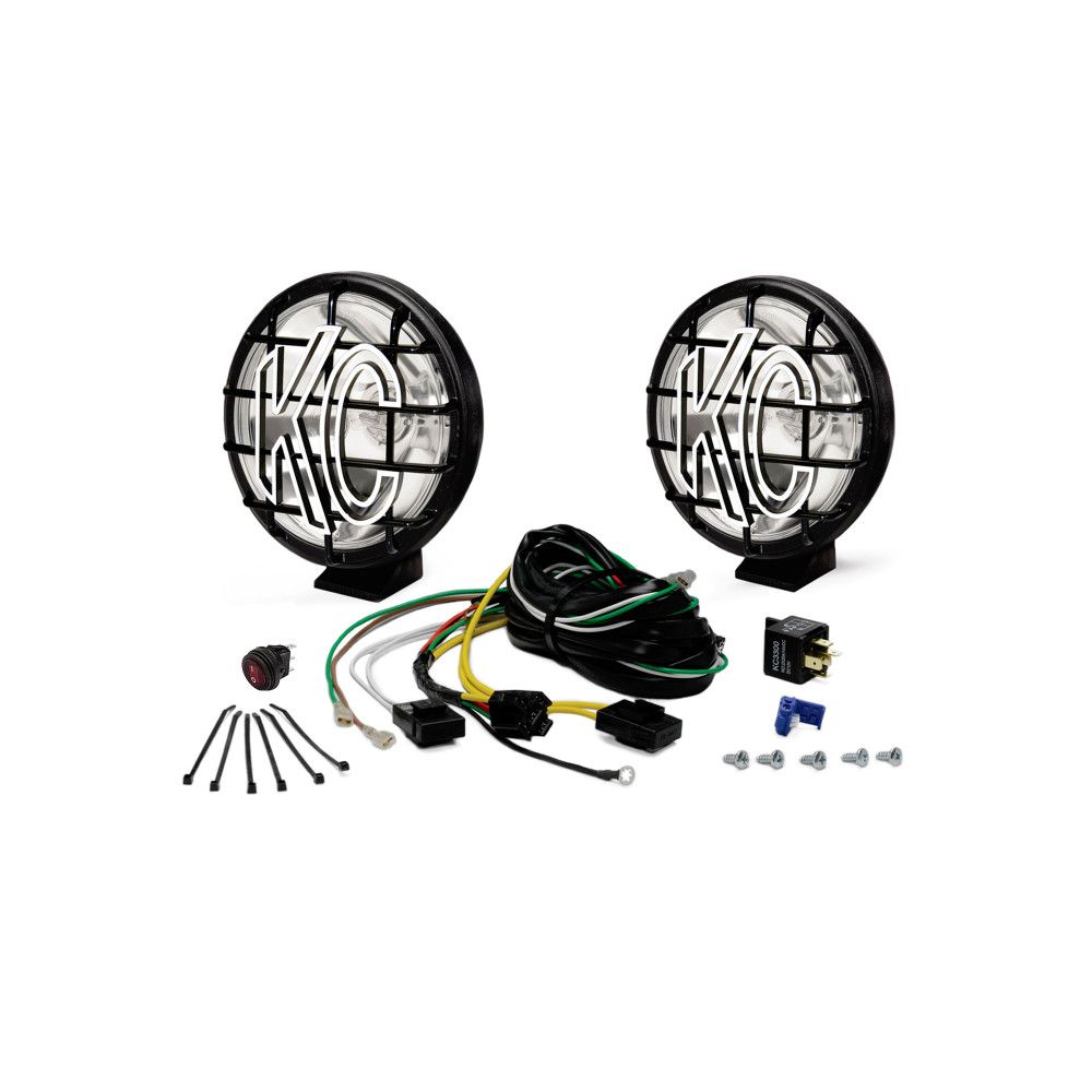 KC HILITES | 6" Apollo Pro Halogen Pair Pack System (9150)