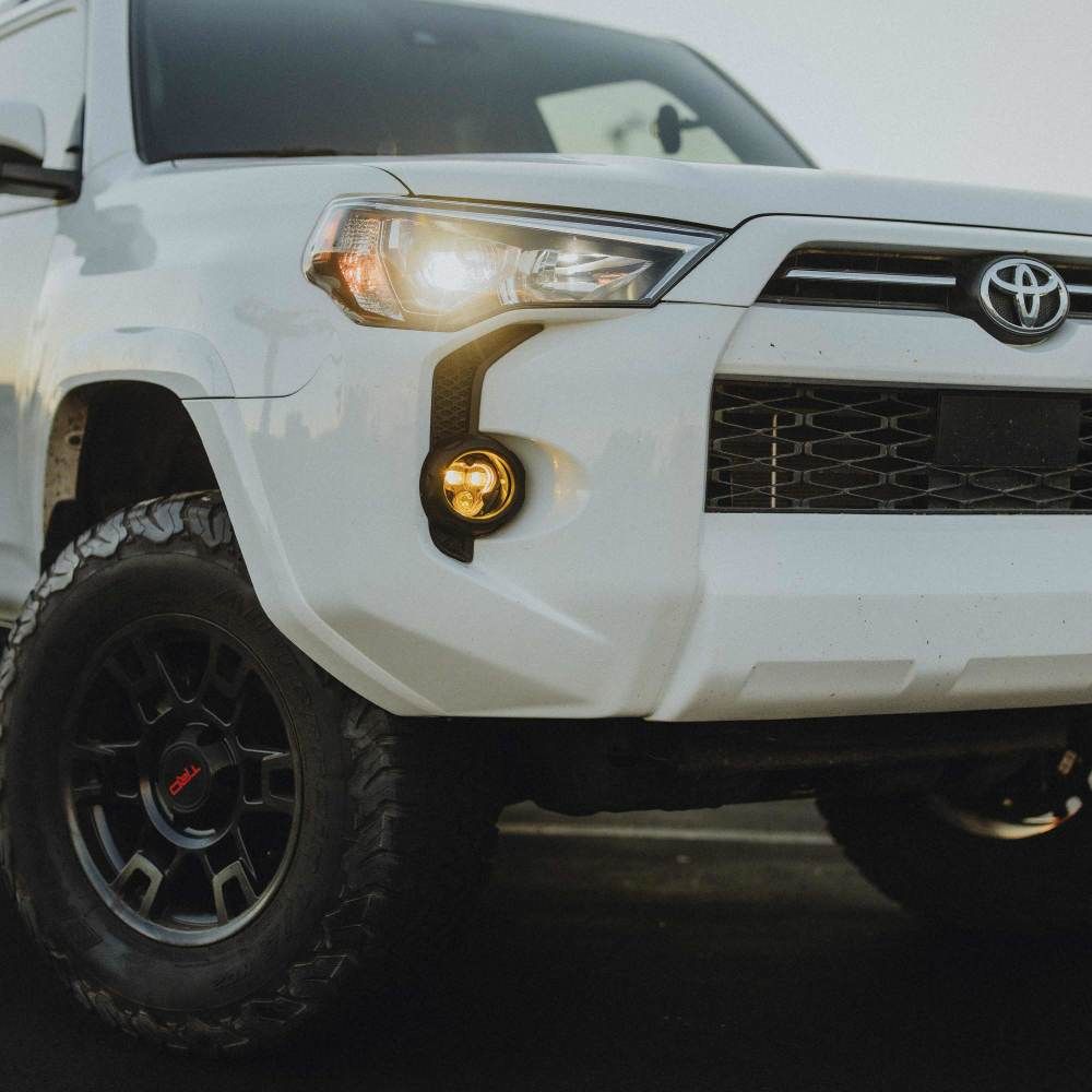 KC HILITES | Tacoma 3rd & 2nd Gen 4Runner 5th Gen 2010-2024 Flex Era 3 Dual Mode SAE Fog LED Light Pods 2 Light Master Kit (97154)