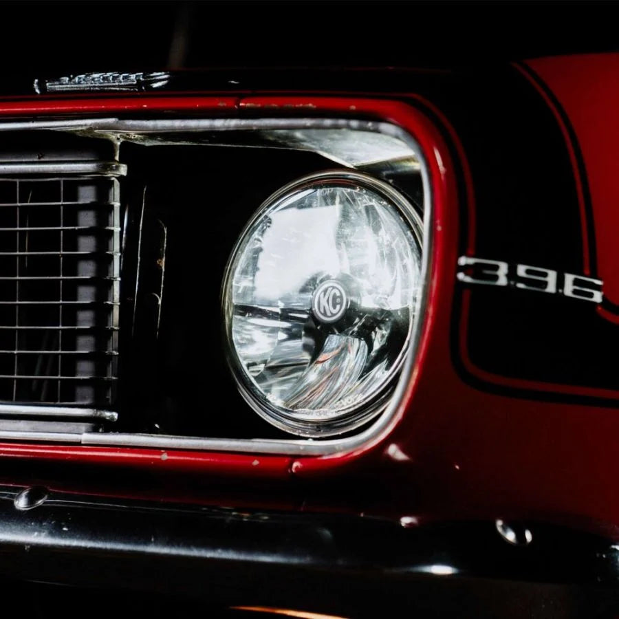 KC HILITES | 7" Gravity LED DOT Headlight - Driving Beam - Pair - Universal / 97-06 Jeep TJ (42361)