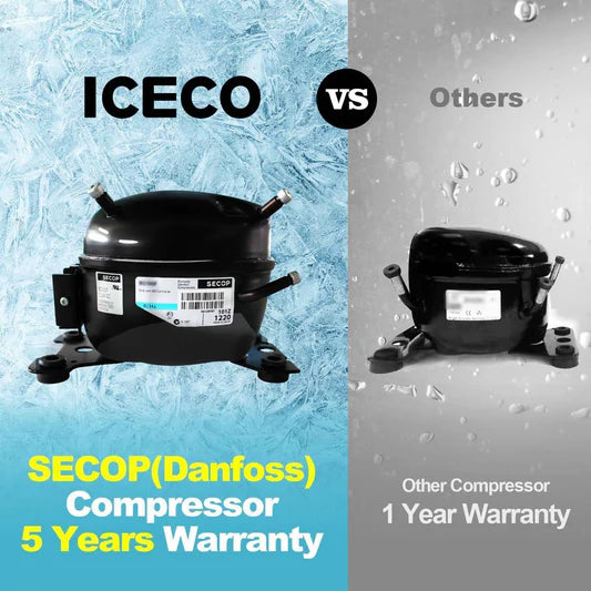 ICECO | 47.5QT VL45 Metal Refrigerator Single Zone Combo