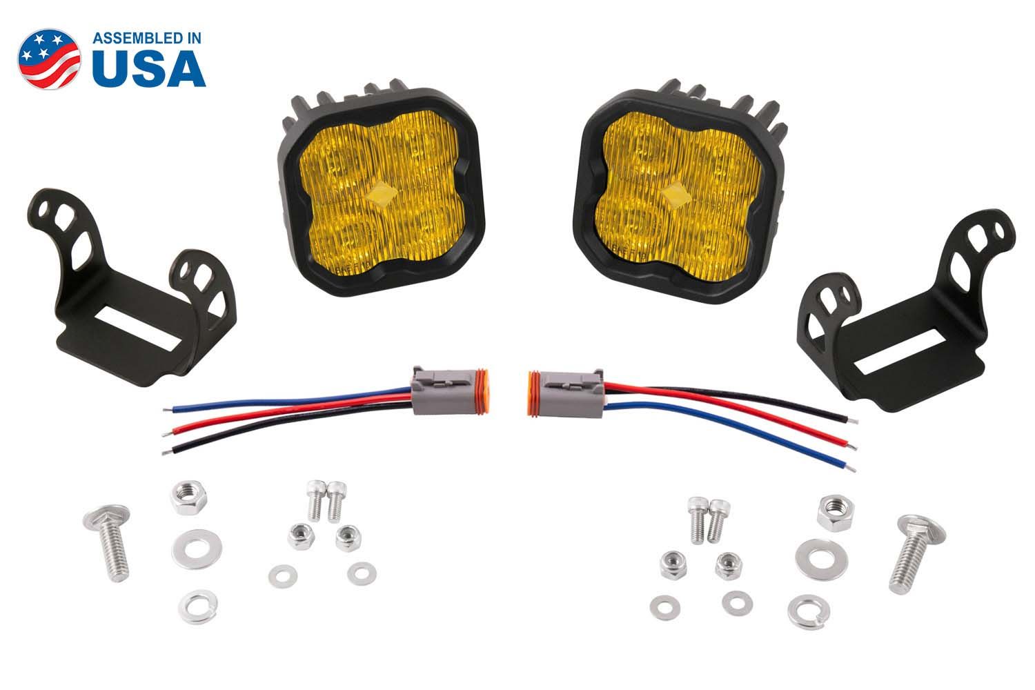 DIODE DYNAMICS | SS3 SAE Yellow Sport LED Pod (Pair)