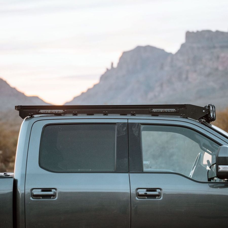 KC HILITES | Platform One Roof Rack with 360° Lighting - Ford Super Duty (2017-2025) (AK-92309)