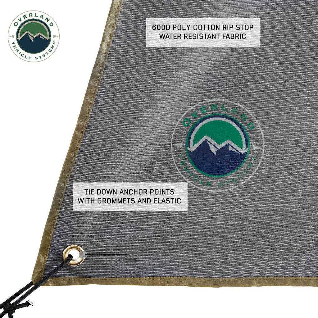 OVERLAND VEHICLE SYSTEMS | Nomadic Awning 270 Driver Side Wall 2 With Window (18109910)