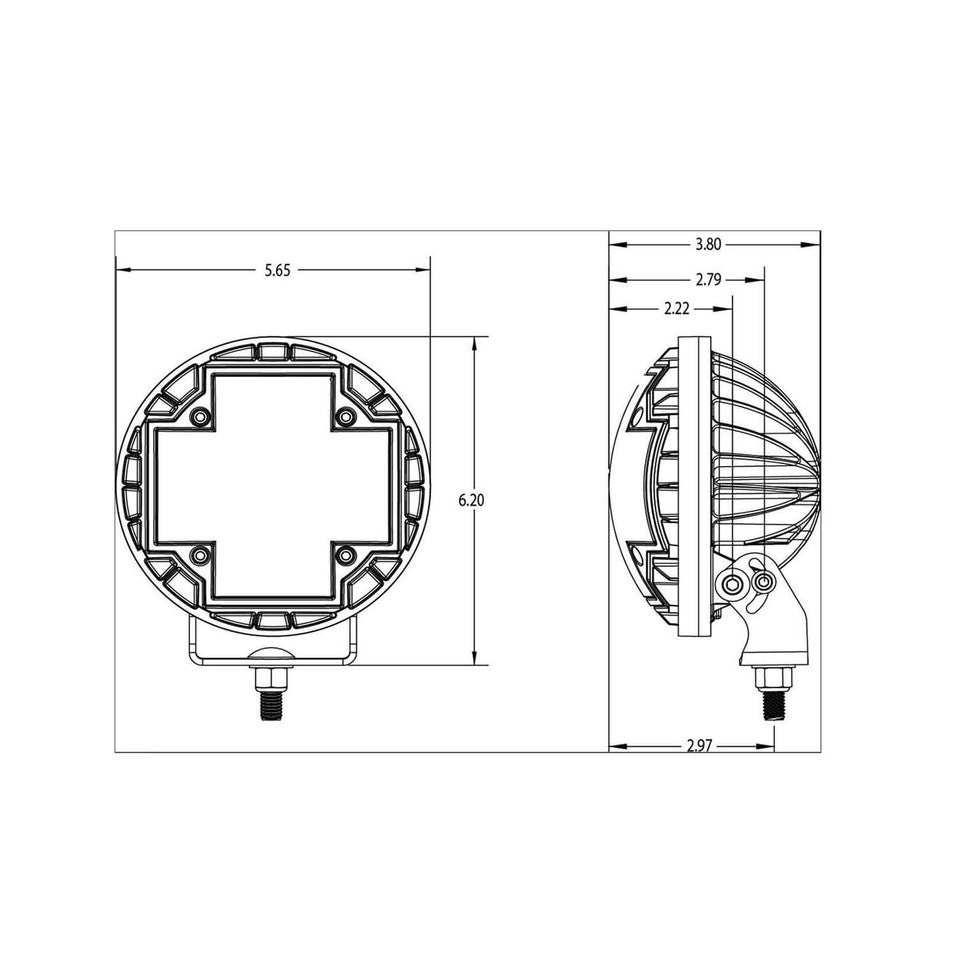 ARB 4X4 | Nacho TM5 LED Auxiliary Amber White Set (TM522)