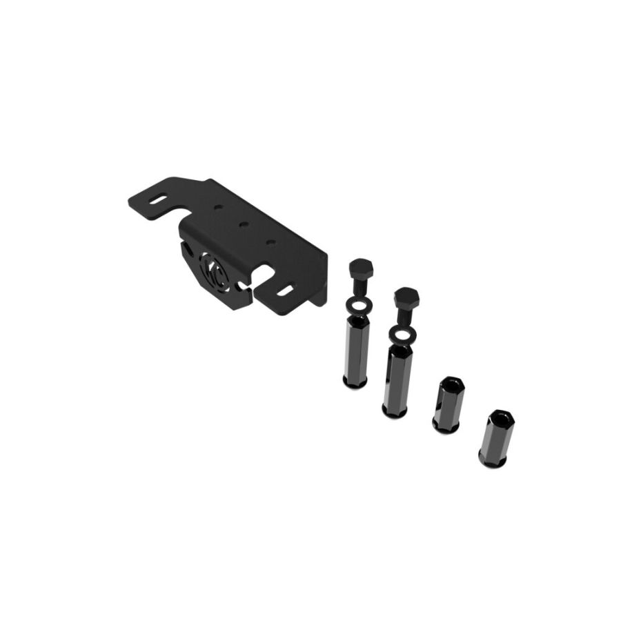 KC HILITES | Light Mount - Spare Tire Carrier - GEN4 2018+ Jeep Wrangler JL / GEN6 2021+ Ford Bronco Raptor M14x1.5 Lug Nuts (7478)