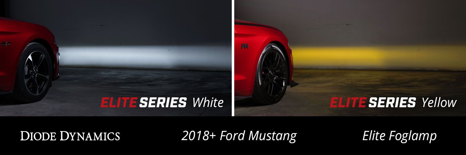 DIODE DYNAMICS | Elite Series Combination Fog Lamp for 2018-2023 Ford Mustang (USDM) (Pair)