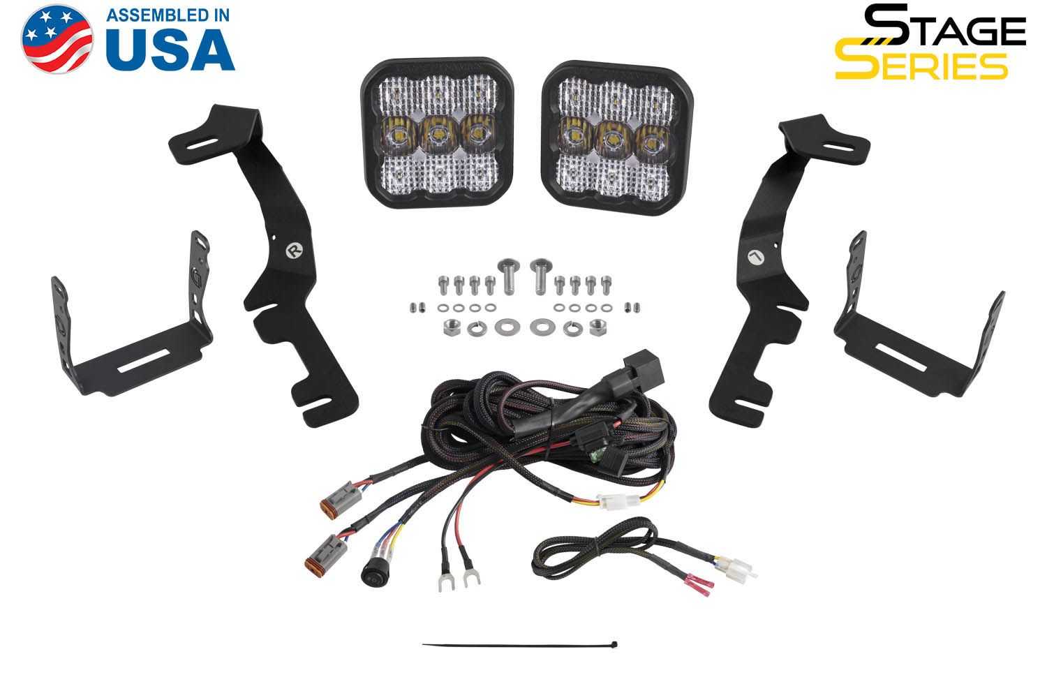 DIODE DYNAMICS | Ram 1500 2019-2024 Stage Series Backlit Ditch Light Kit