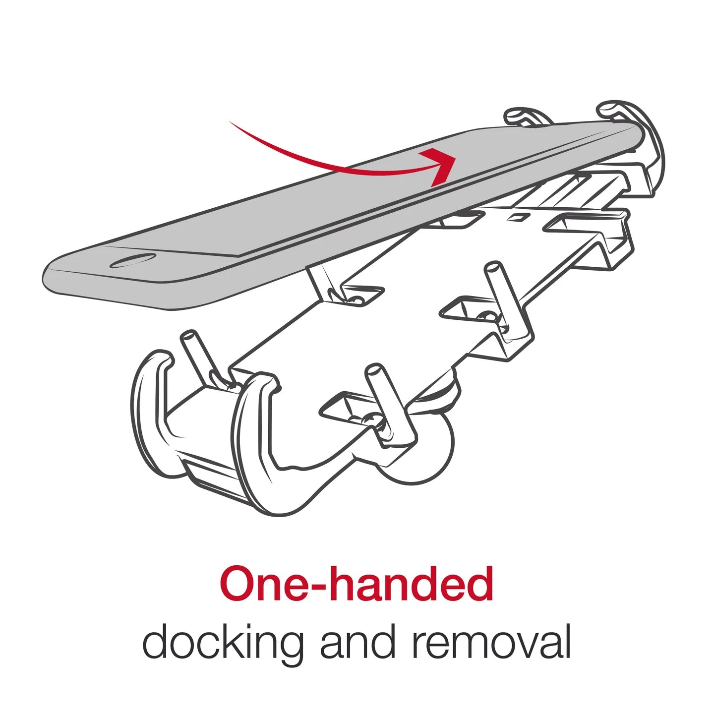 RAM MOUNTS | RAM Quick-Grip XL Phone Mount with RAM Tough-Strap Handlebar Base