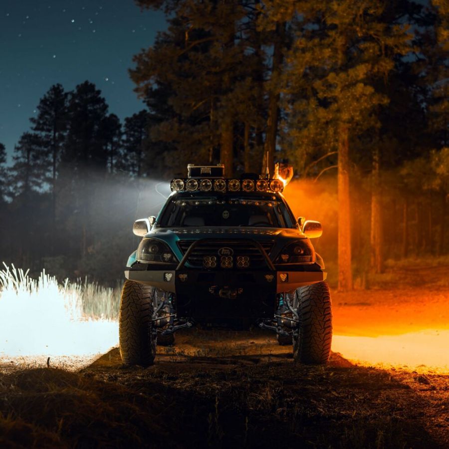 KC HILITES | Platform One Roof Rack with 360° Lighting - Lexus GX 470 2003-2009 (AK-92307)