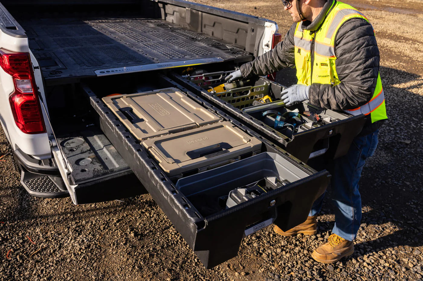DECKED | Drawer System + Accessory Pack for Ford F-250/F-350 Super Duty (2017-2026)