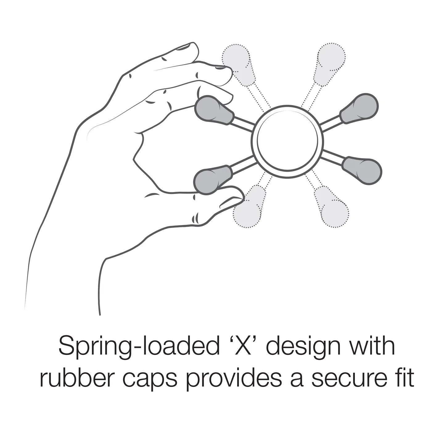 RAM MOUNTS | RAM X-Grip Universal Phone Holder with Ball - B Size