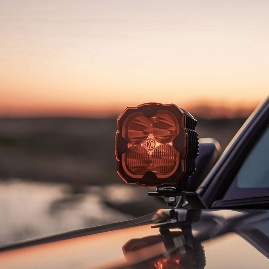 KC HILITES | Bracket Set - Pillar / Ditch Mount - Pair - for 10-24 4Runner (73500)