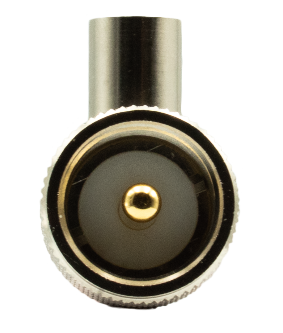 GME RADIOS | FME Male To PL259 Male Right Angle Adaptor (AD518)