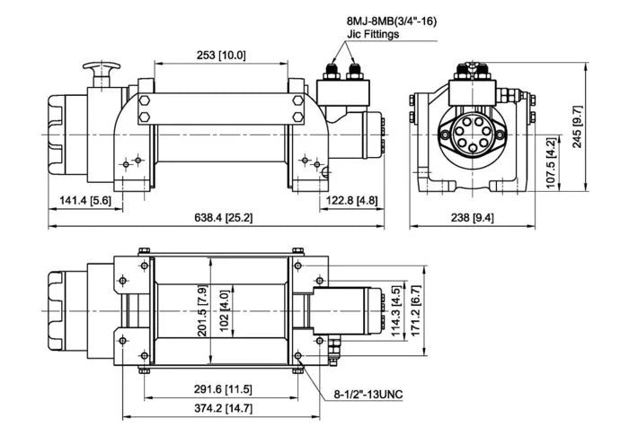 COMEUP WINCH | Badger 12 Hydraulic Winch (681201)