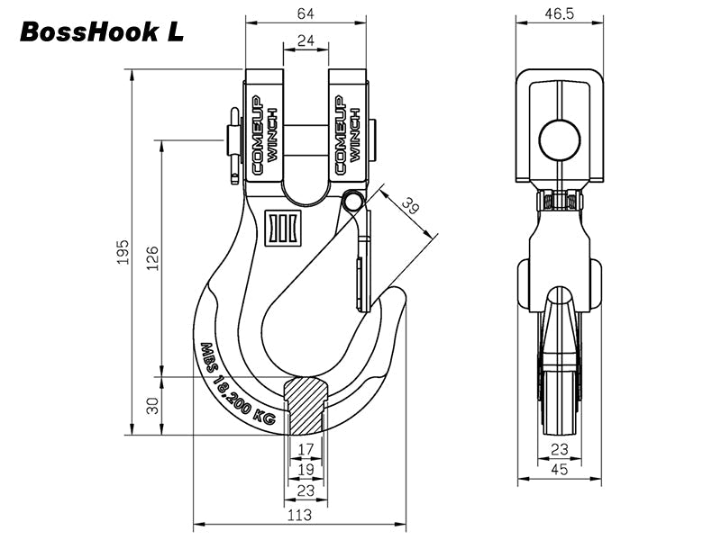 COMEUP WINCH | BossHook L
