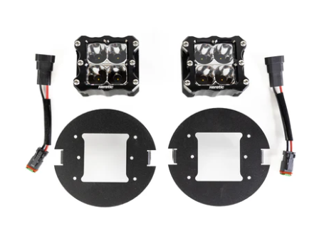 HERETIC STUDIO | Ford F-350 2006-2014 LED Fog Light Kit Clear Lens
