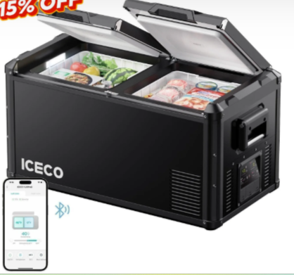 ICECO | 79.2QT VL75ProD 12V Heavy Duty Fridge Freezer