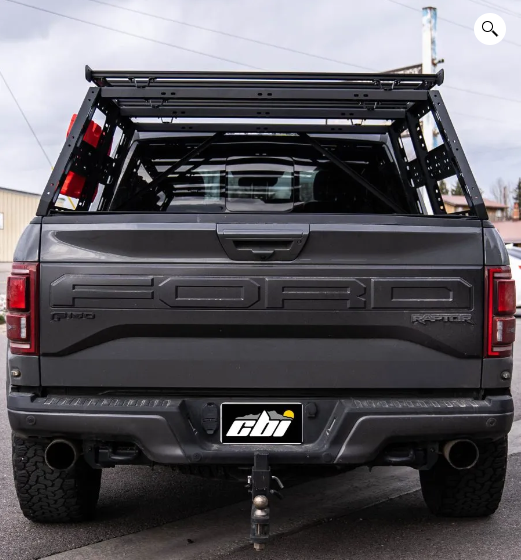 CBI OFFROAD | Ford Raptor 2010-2022 Cab Height Bed Rack 5’6” bed length