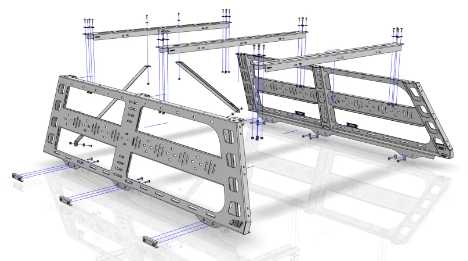 CBI OFFROAD | Ford F150 2004-2022 Cab Height Bed Rack 5’6” bed length