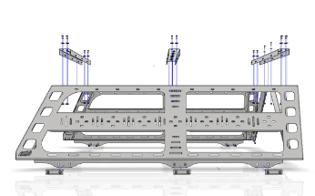 CBI OFFROAD | Ford F150 2004-2022 Cab Height Bed Rack 5’6” bed length