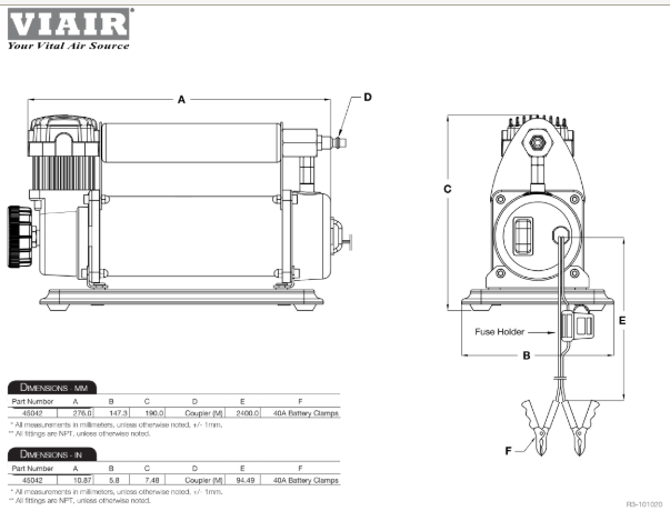 VIAIR | 450H Hardmount Compressor (45042)