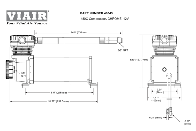 VIAIR | 480C Compressor (48043)