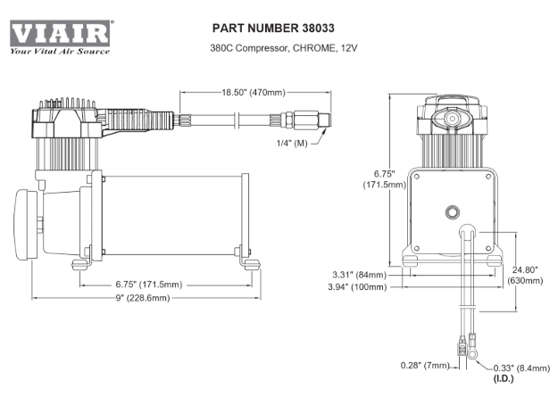 VIAIR | 380C Compressor (38033)