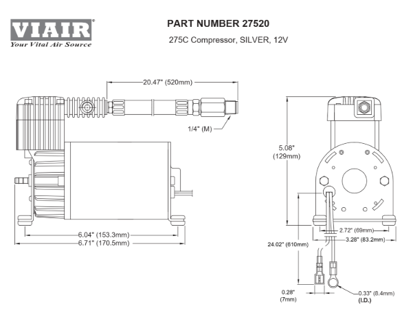 VIAIR | 275C Compressor (27520)