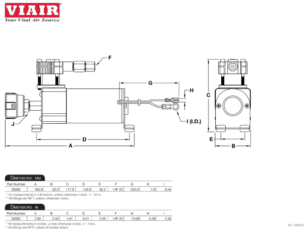 VIAIR | 92C Compressor (00092)