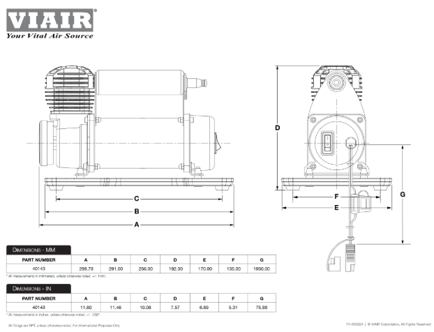 VIAIR | 400P EF Portable Compressor (40143)