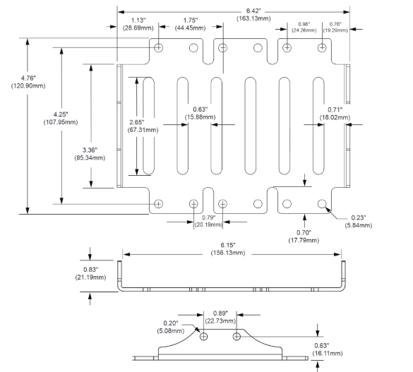 VIAIR | VMS Dual Compressor Custom Lock Mount Bracket