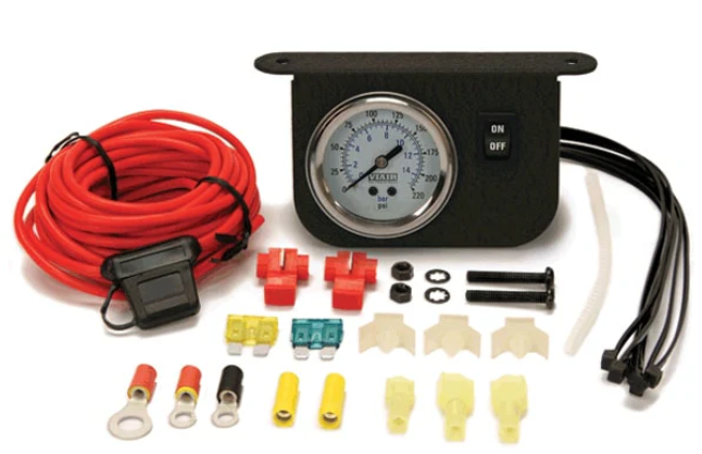 VIAIR | Illuminated Dash Panel Gauge Kit