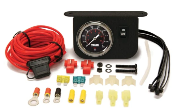 VIAIR | Illuminated Dash Panel Gauge Kit