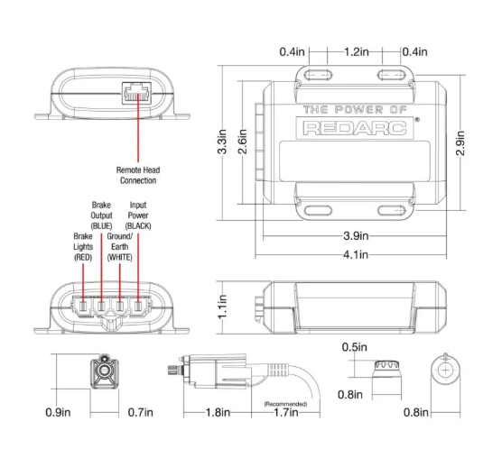 REDARC | Tow-Pro Liberty Electric Brake Controller (EBRH-ACCNA)