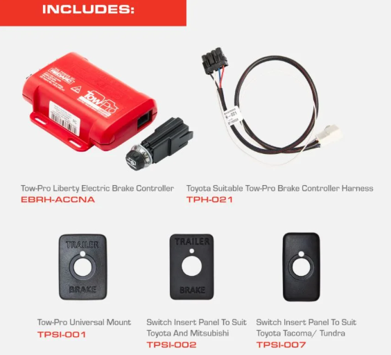 REDARC | Tow-Pro Liberty Kit For Toyota LandCruiser, Sequoia, 4Runner & Early Model Tundra & Tacoma (CIKTP-NA-004)