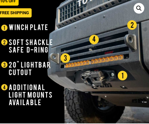 CBI OFFROAD | Land Cruiser 250 Series 2024 – Current Covert Front Bumper