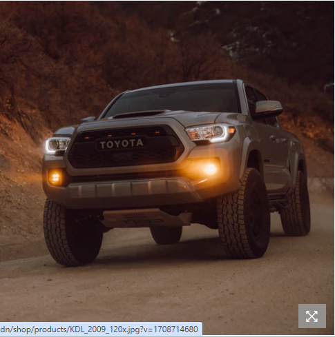 HERETIC STUDIO | Tacoma (2012+) - LED Fog Light Kit - Amber Lens