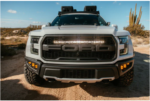 HERETIC STUDIO | Ford F-150 Raptor 2017-2021 Behind The Grille 30" LED Light Bar Clear Lens