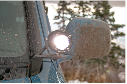 HERETIC STUDIO | BA-1R Clear LED Pod Light Pair Pack