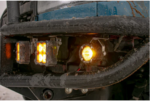 HERETIC STUDIO | BA-1R Amber LED Pod Light Pair Pack