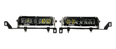 HERETIC STUDIO | 4th Gen Tacoma Behind the Grill Dual 6" Bar Kit - Clear Lens