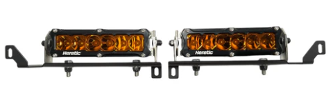 HERETIC STUDIO | 4th Gen Tacoma Behind the Grill Dual 6" Bar Kit - Amber Lens