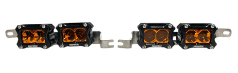 HERETIC STUDIO | 4th Gen Toyota Tacoma (2024+) LED Fog Light Kit - Amber Lens (Low Power)