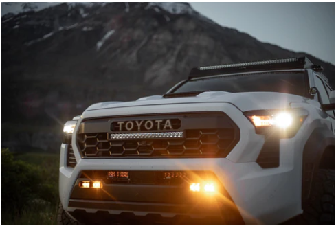 HERETIC STUDIO | 4th Gen Toyota Tacoma (2024+) LED Fog Light Kit - Amber Lens (Low Power)