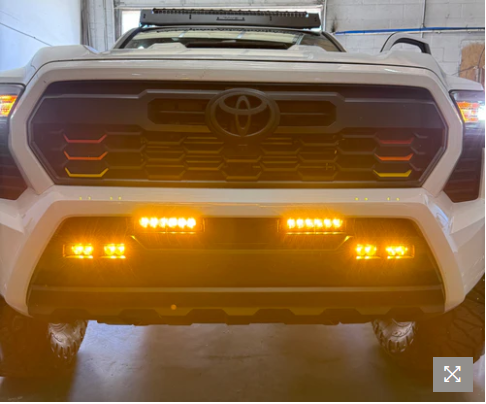 HERETIC STUDIO | 4th Gen Toyota Tacoma (2024+) LED Fog Light Kit - Amber Lens (Low Power)
