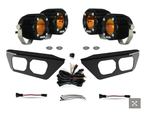 HERETIC STUDIO | Ford Ranger Raptor (2024+) - Dual BA-1R LED Fog Light Kit